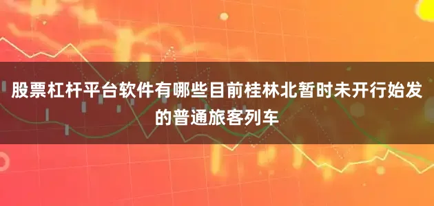 股票杠杆平台软件有哪些目前桂林北暂时未开行始发的普通旅客列车